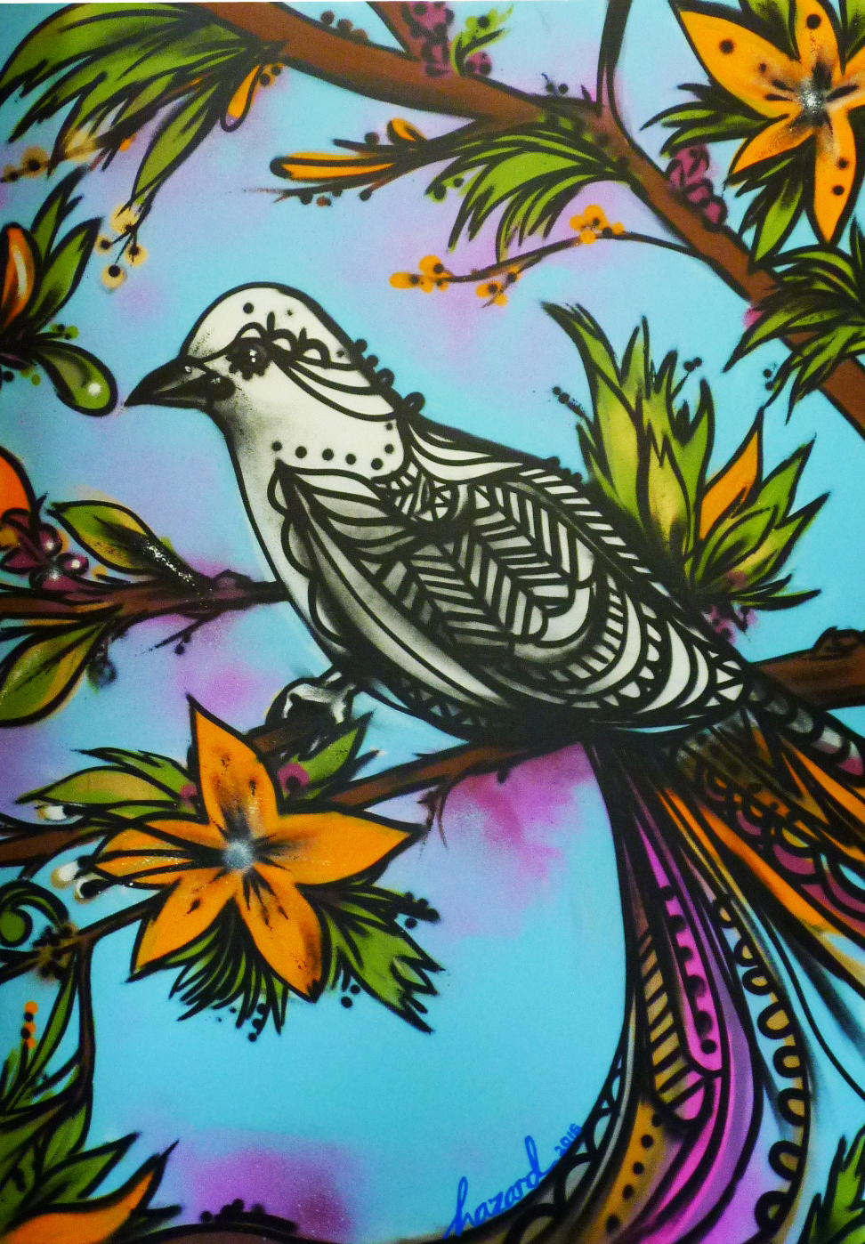 Bird for coffee cup 2